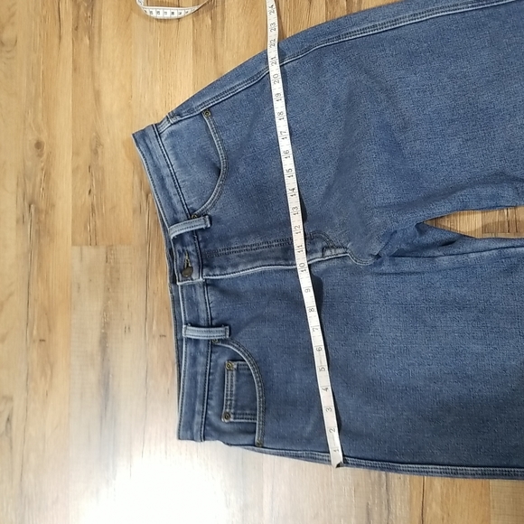 STANLEY Flannel Lined 5 Pocket Straight Leg Jeans 34 x 32 - Picture 11 of 14